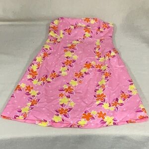 EUC woman’s sleeveless vintage Lilly Pulitzer tube top style dress